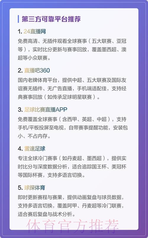 选择最佳平台:世界杯直播哪个好?